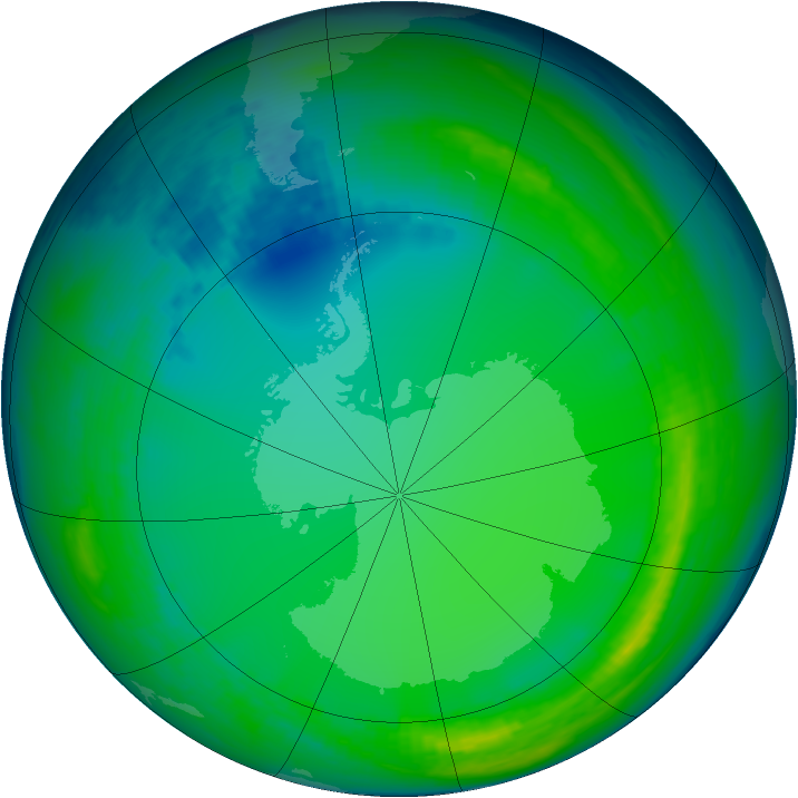 Ozone Map 2002-07-10